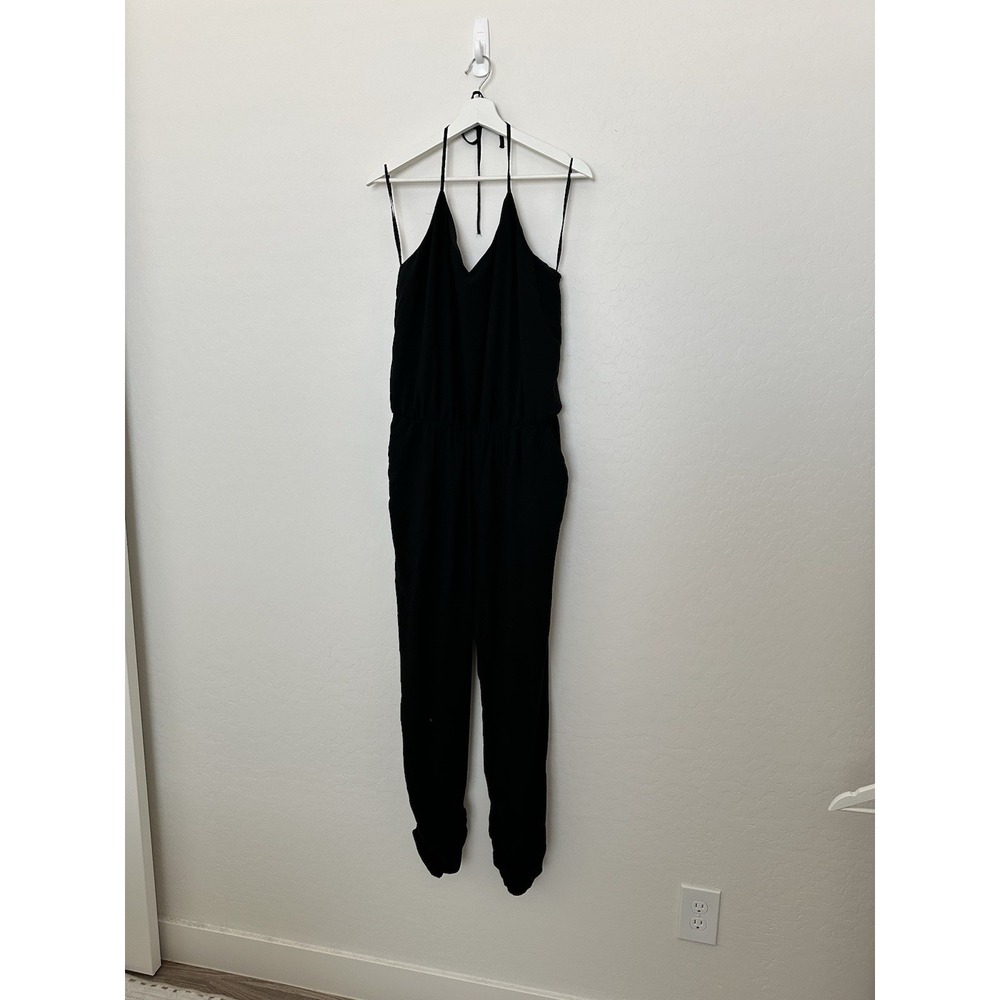 Banana Republic Halter Jumper Black SZ 14
